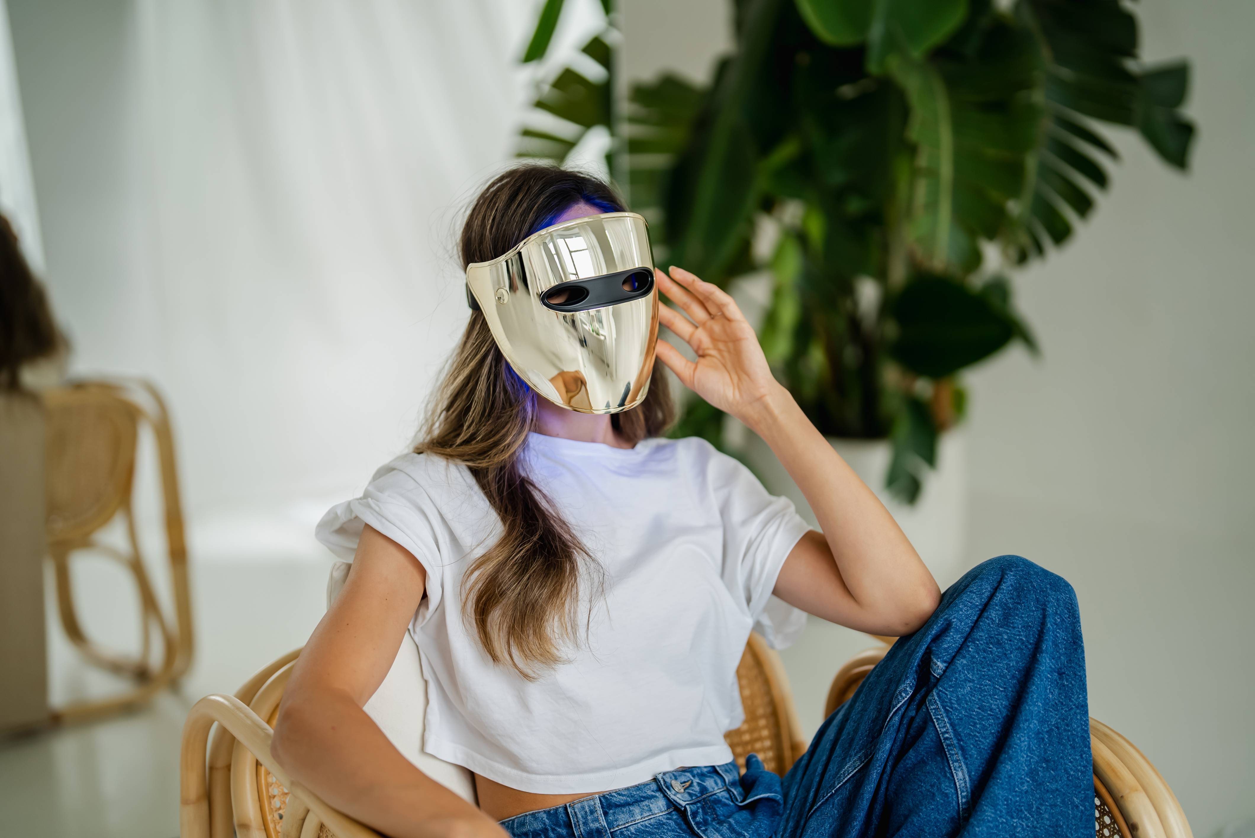 BEAUTIFLY AURA Gold LED Maske