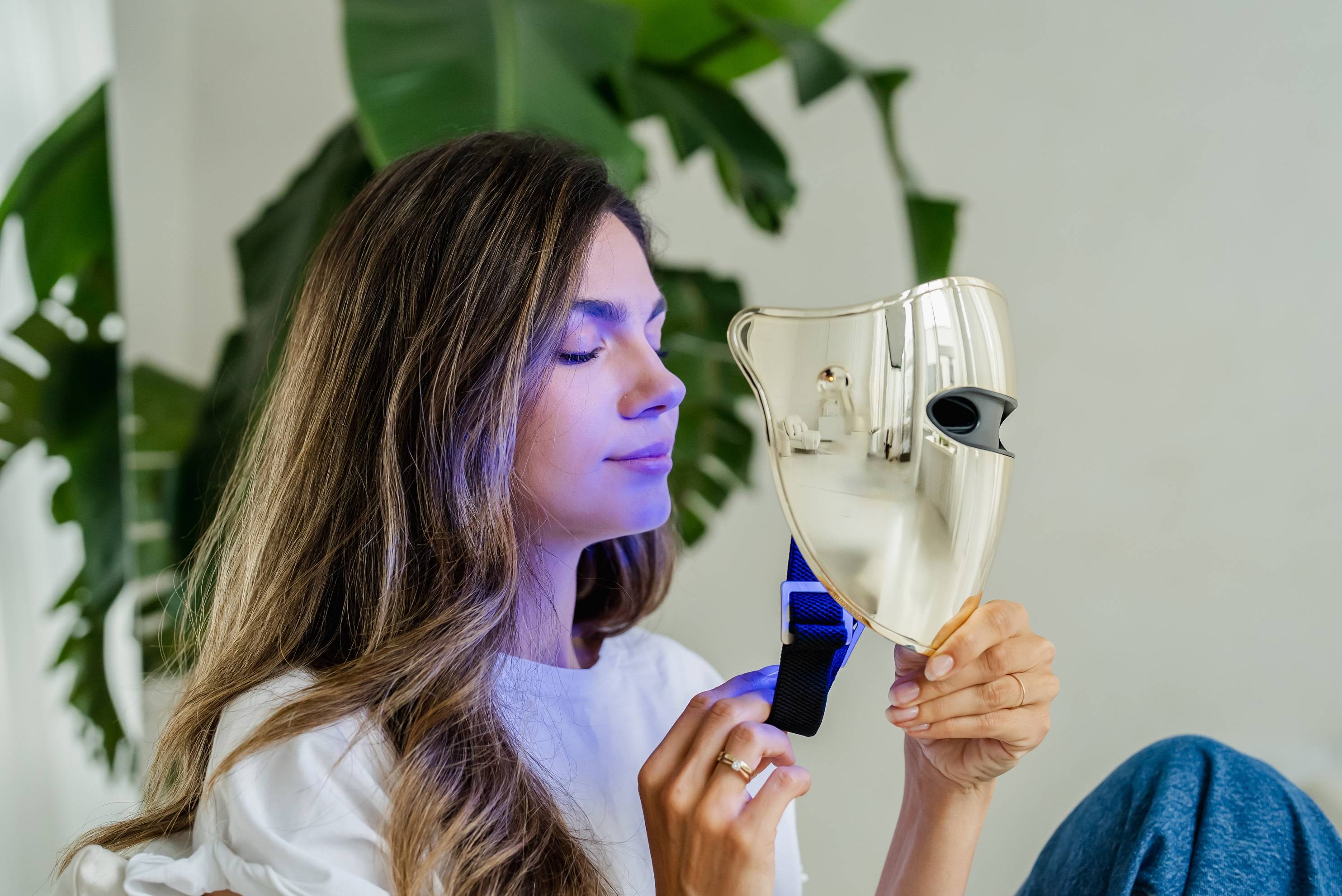 BEAUTIFLY AURA Gold LED Maske