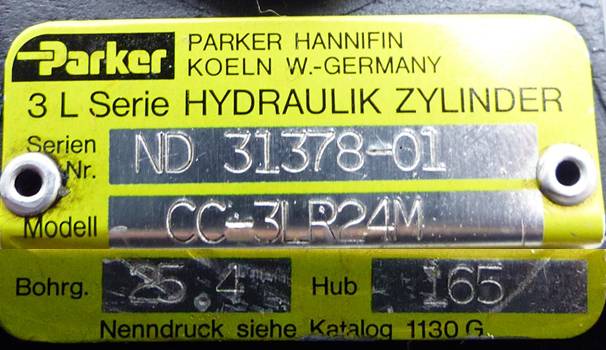 Parker Hydraulikzylinder ND 31378-01 (CC-3LR24M)