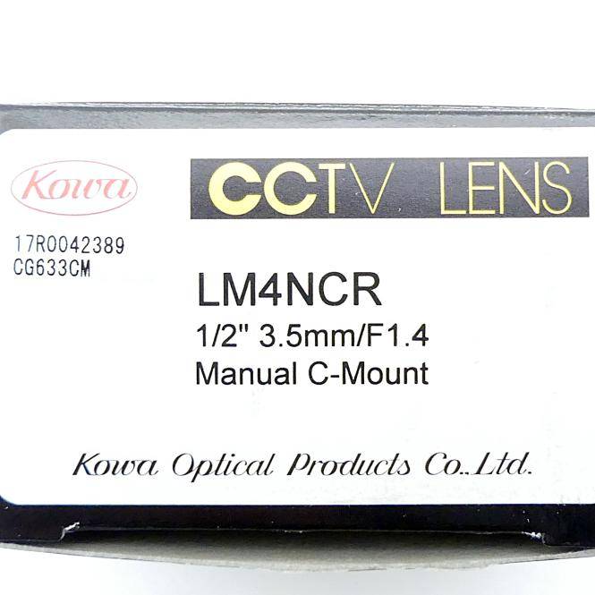 Kowa Objektiv 1/2 / F1,4 / 3,5mm (LM4NCR)