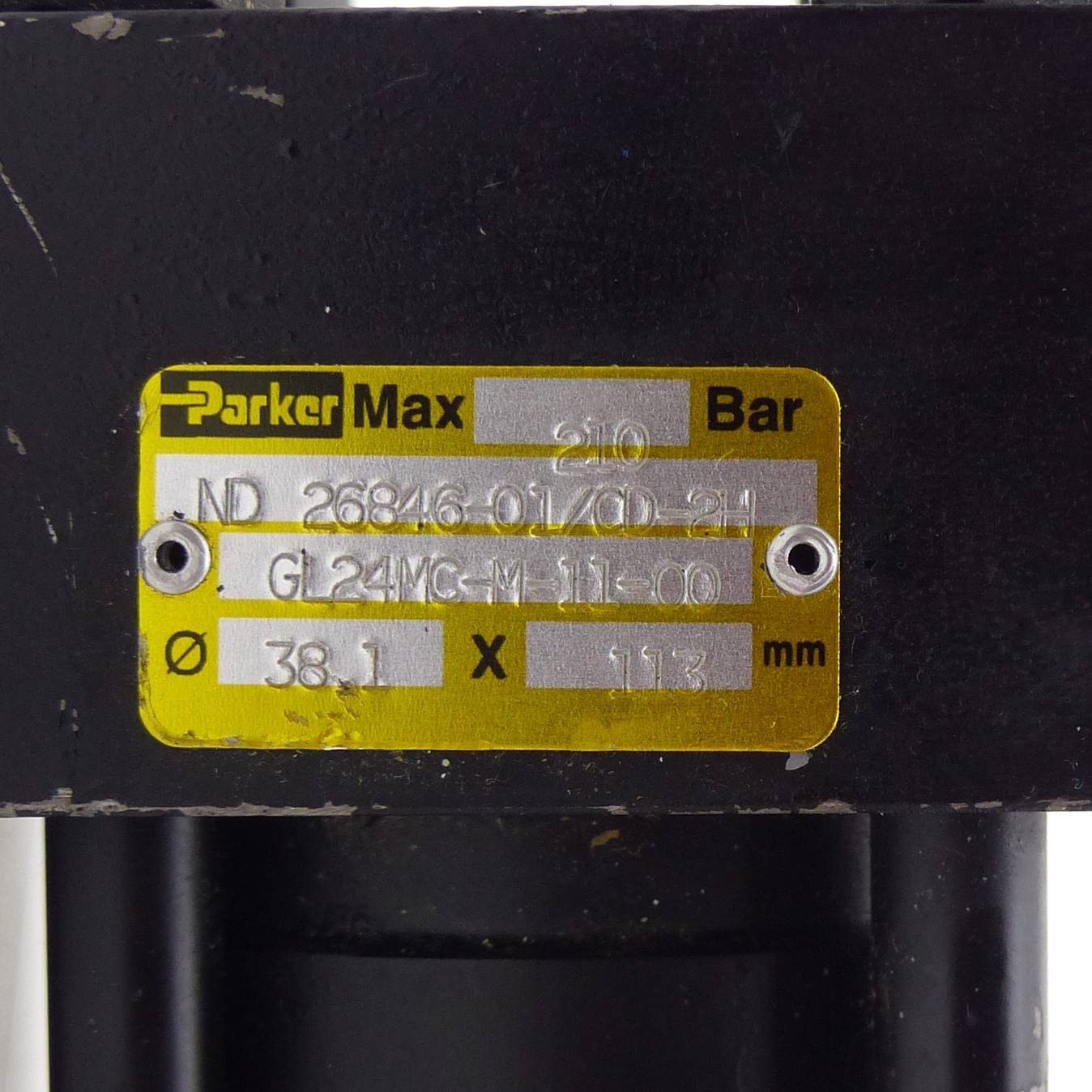 Parker PARKER Hydraulikzylinder 38,1 x 113 (ND 26846-01/0D-21)