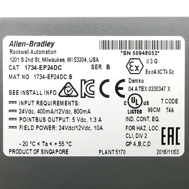 Allen-Bradley POINT I/O Erweiterungsmodul (1734-EP24DC B)