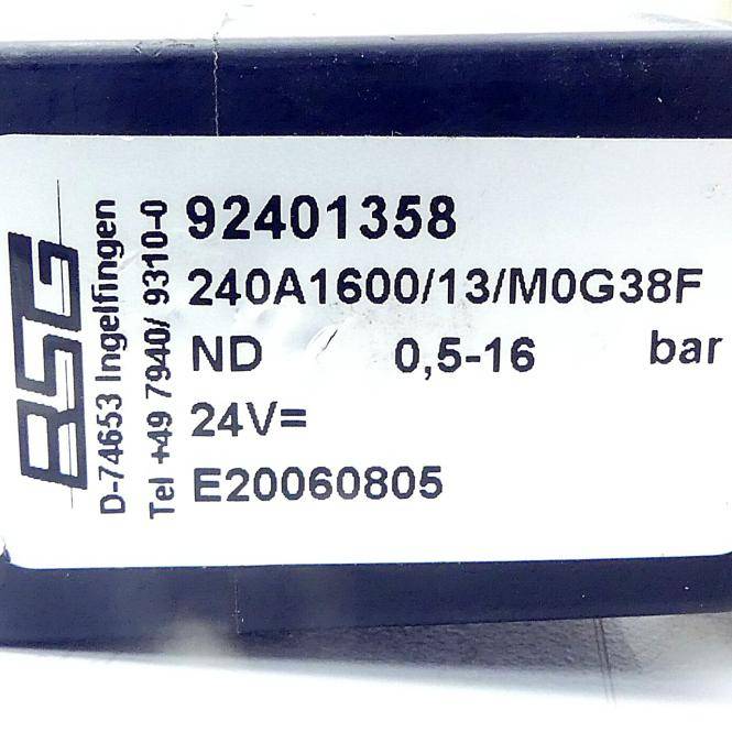 RSG Ventil 240A1600/13/M0G38F; E20060805 (92401358)