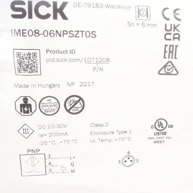 SICK Näherungssensor IME08-06NPSZT0S (IME08-06NPSZT0S)