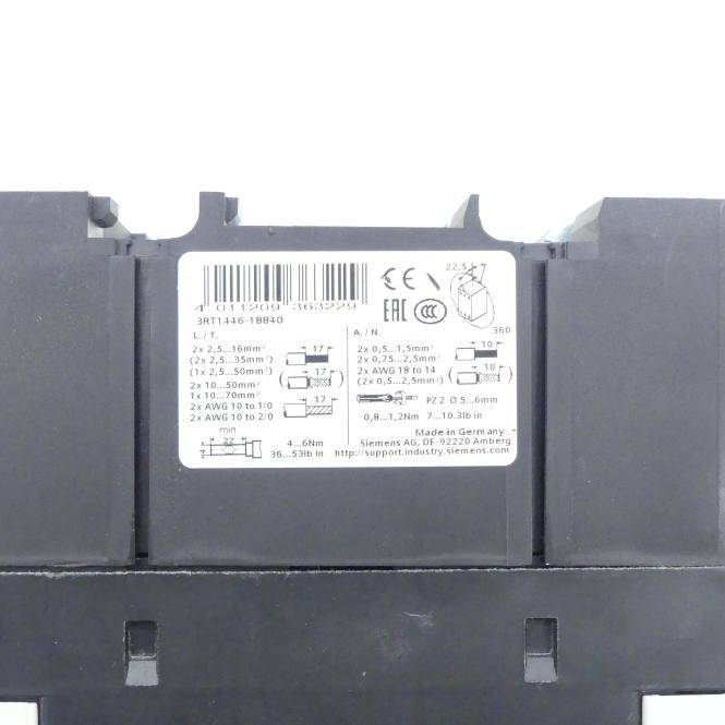 Siemens Leistungsschütz (3RT1446-1BB40)