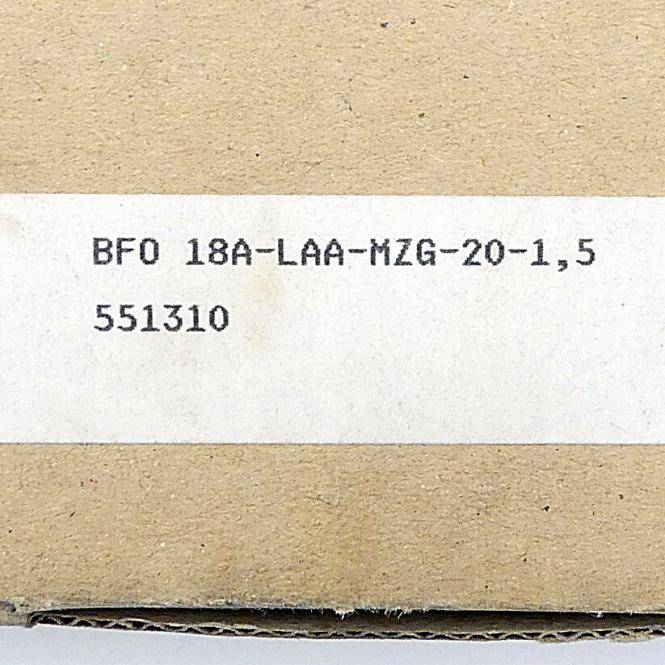 BALLUFF Lichtwellenleiter BFO 18A-LLA-MZG-20-1,5 (551310)