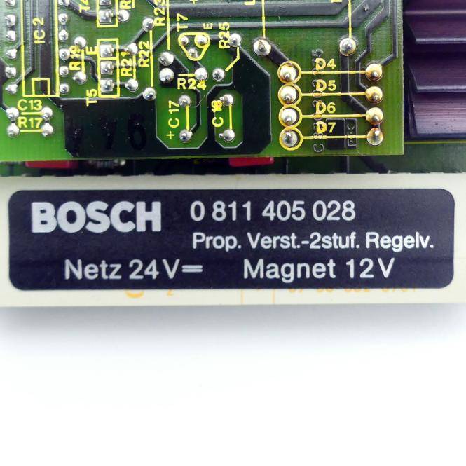 Bosch Prop. Verst.2stuf. Regelventilkarte (0 811 405 028)