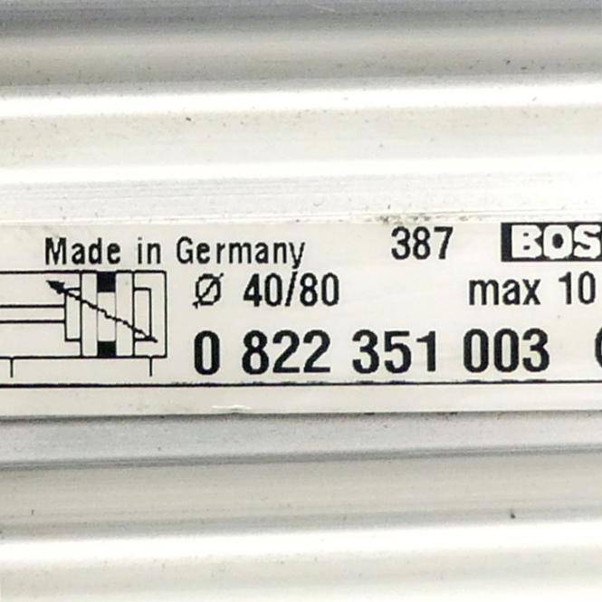 Bosch Kurzhubzylinder 40 x 80 (0 822 351 003)