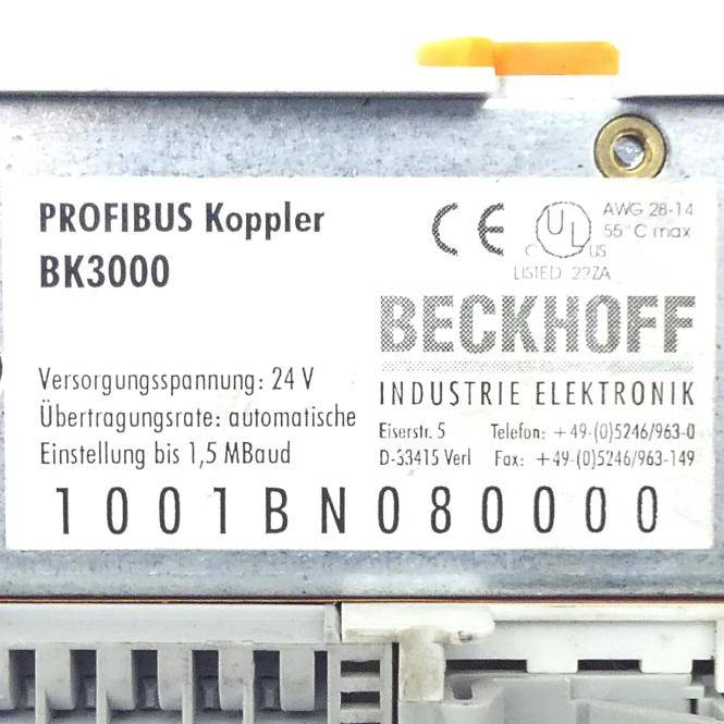 BECKHOFF Profibus Koppler (BK3000)