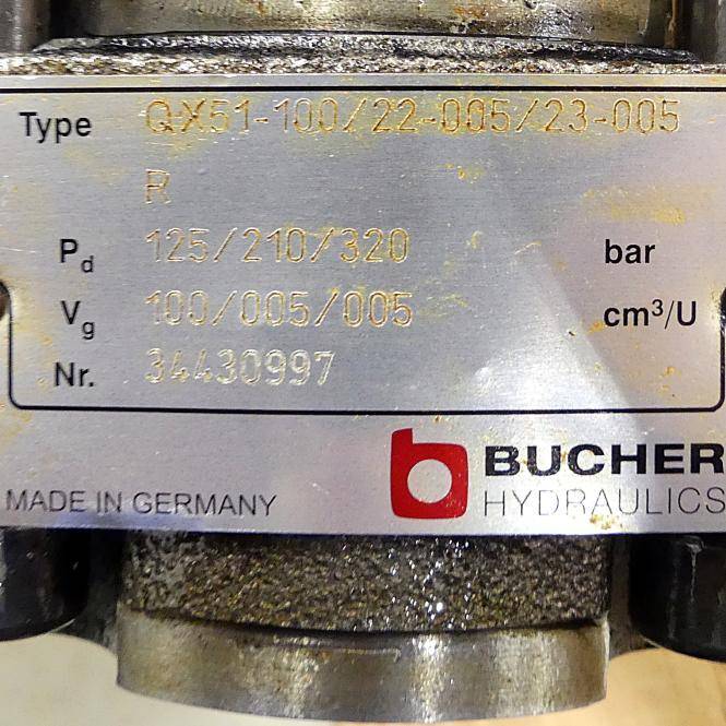 BUCHER HYDRAULICS Hydraulikmotor QX51-100/22-005/23-005 R (34430997)
