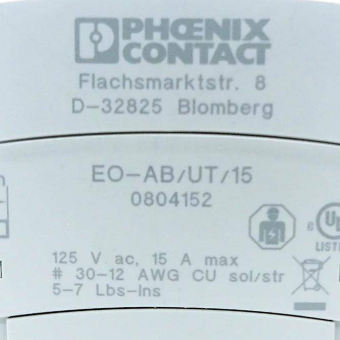 Phoenix Contact 4x Schaltschranksteckdose EO-AB/UT/15 (0804152)