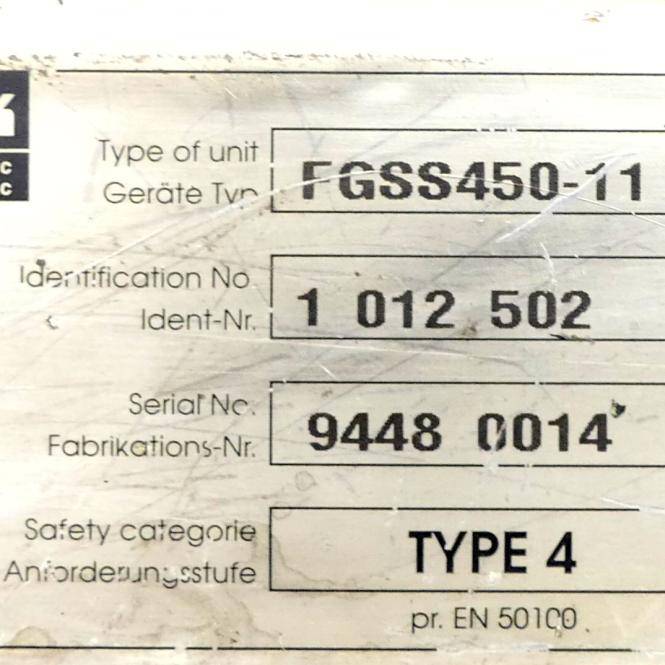 SICK Lichtschranke (FGSS450-11)