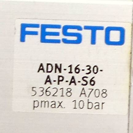 FESTO Kompaktzylinder ADN-16-30-A-P-A-S6 (536218)