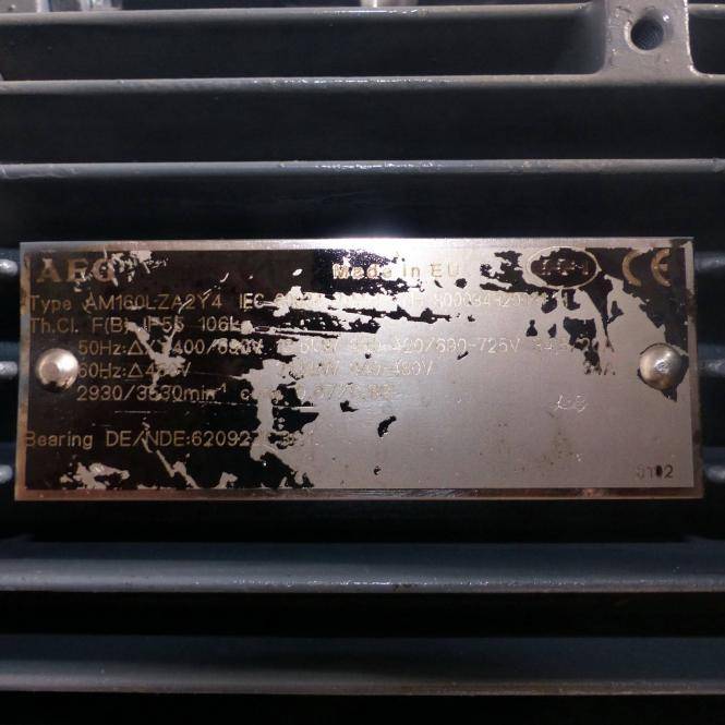AEG Drehstrommotor IEC 60034 (AM160LZA2Y4)