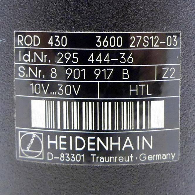 HEIDENHAIN Drehgeber ROD 430 3600 27S12-03 (295 444-36)
