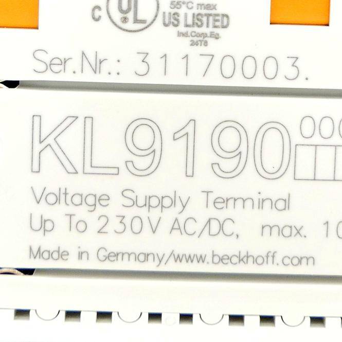 BECKHOFF Busklemme KL9190 (KL9190)