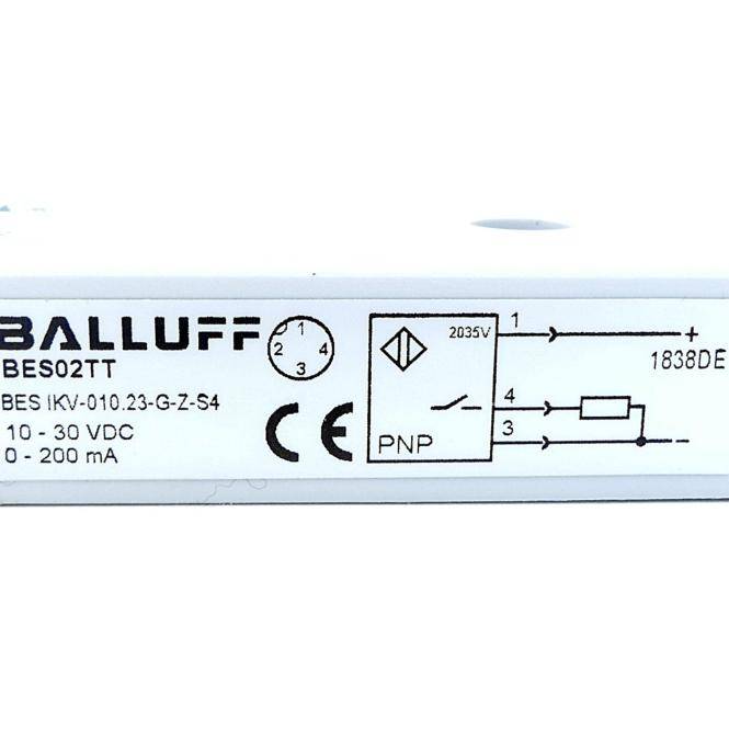 BALLUFF Induktiver Sensor BES02TT (BES IKV-010.23-G-Z-S4)
