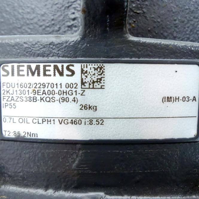 Siemens Getriebe (2KJ1301-9EA00-0HG1-Z)