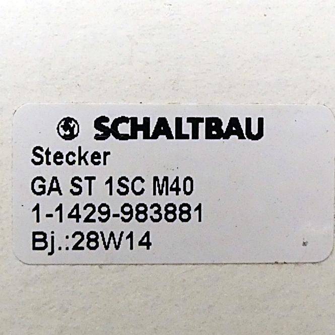 Schaltbau Stecker GA ST 1SC M40 (1-1429-983881)