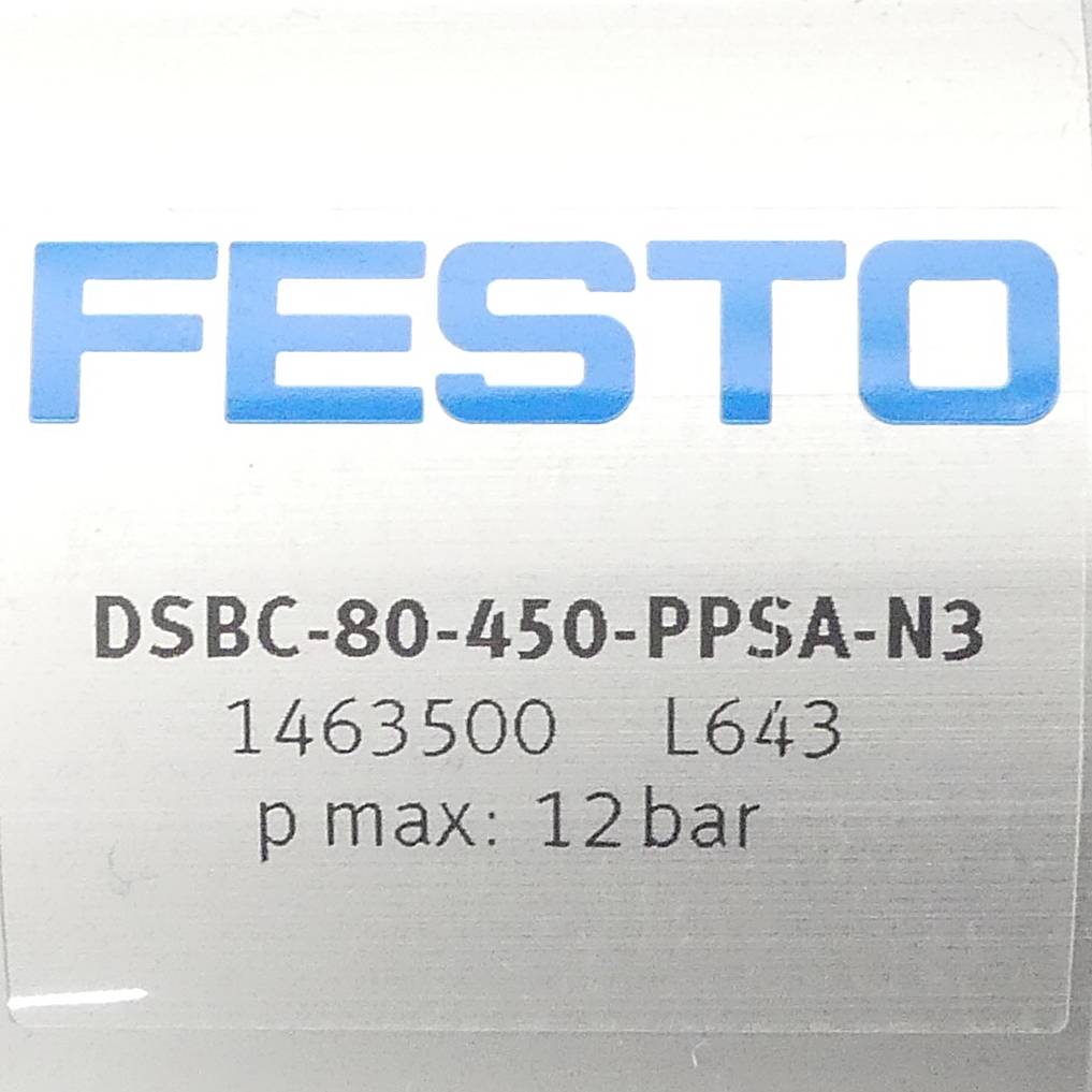 FESTO Normzylinder DSBC-80-450-PPSA-N3 (1463500)