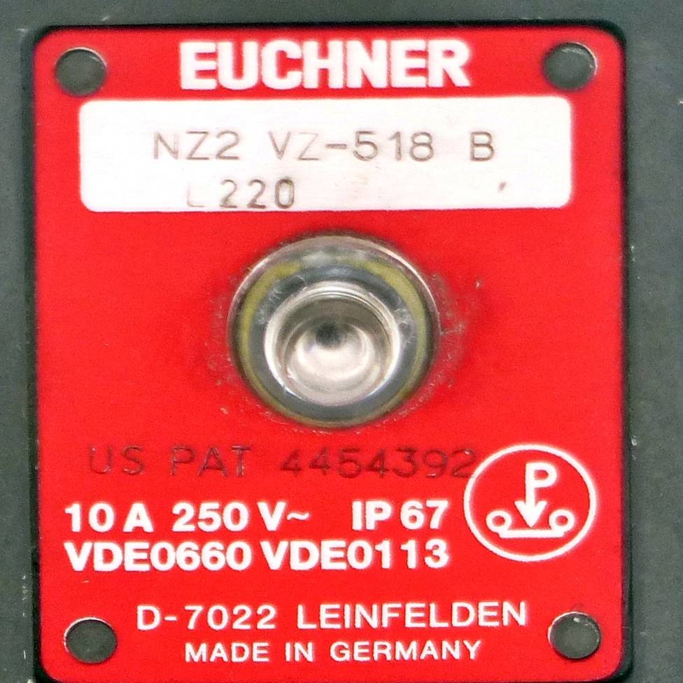 EUCHNER Sicherheitsschalter NZ2 VZ-528 B L220 (NZ2 VZ-528 B L220)