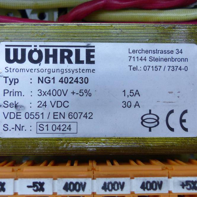 Wöhrle Netzgerät S1 0424 (NG1 402430)
