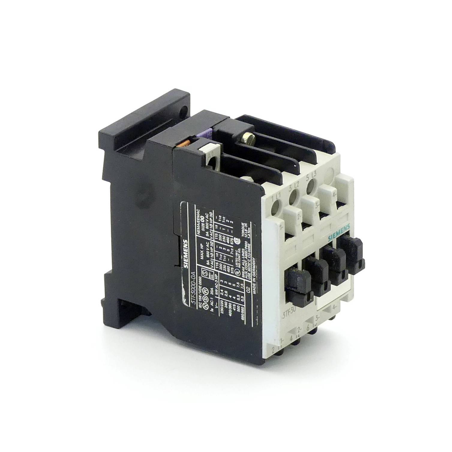 Siemens Hilfsschütz (3TF3000-0A-24V)