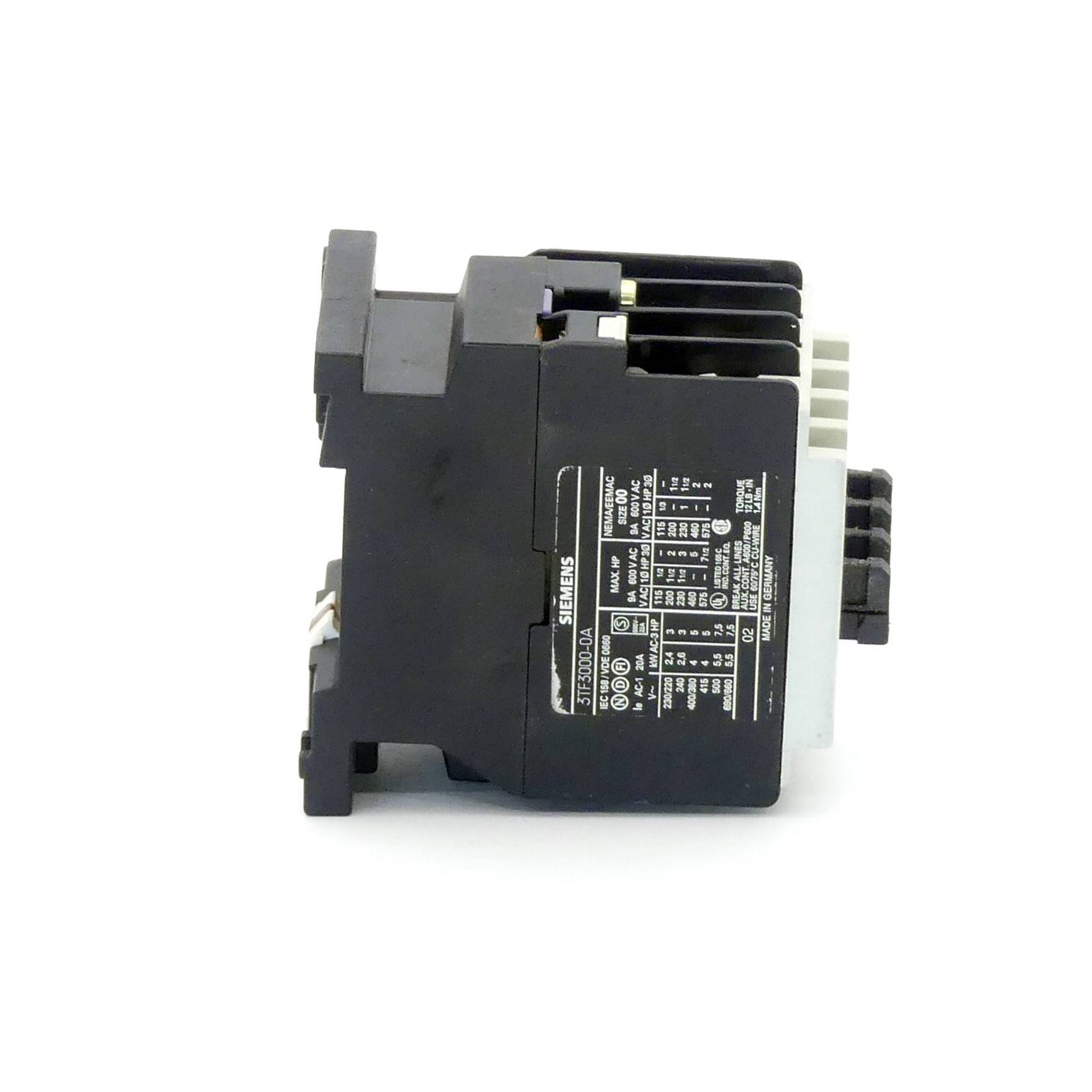 Siemens Hilfsschütz (3TF3000-0A-24V)