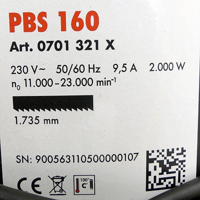 Würth Portable Bandsäge PBS 160 (0701 321 X)