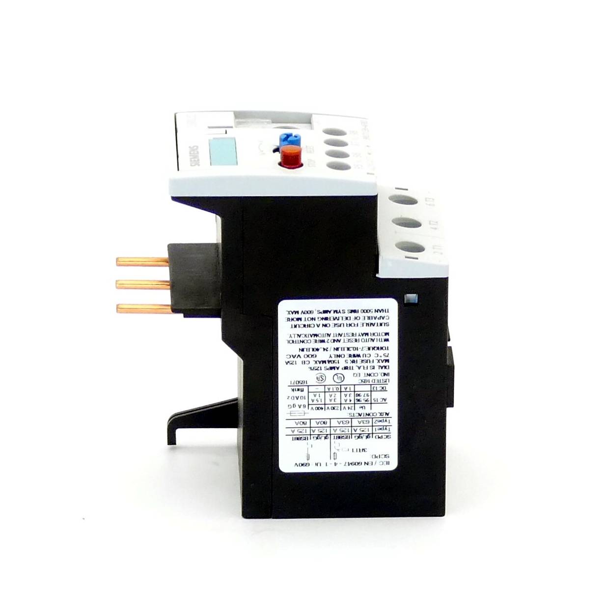 Siemens Überlastrelais (3ZX1012-0RU11-1CA1)