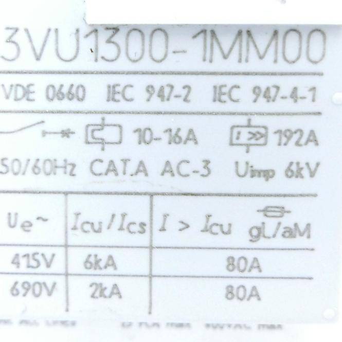 Siemens Leistungsschalter (3VU1300-1MM00)