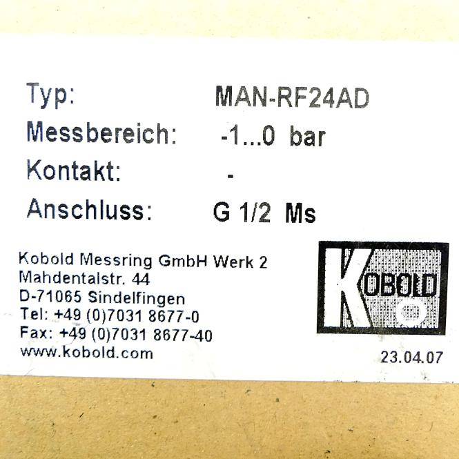 Kobold Manometer (MAN-RF24AD)