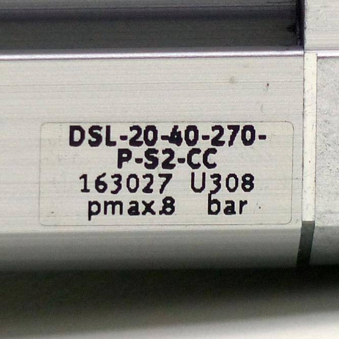 FESTO Kompaktzylinder 20 x 40 163027 (DSL-20-40-270-P-S2-CC)