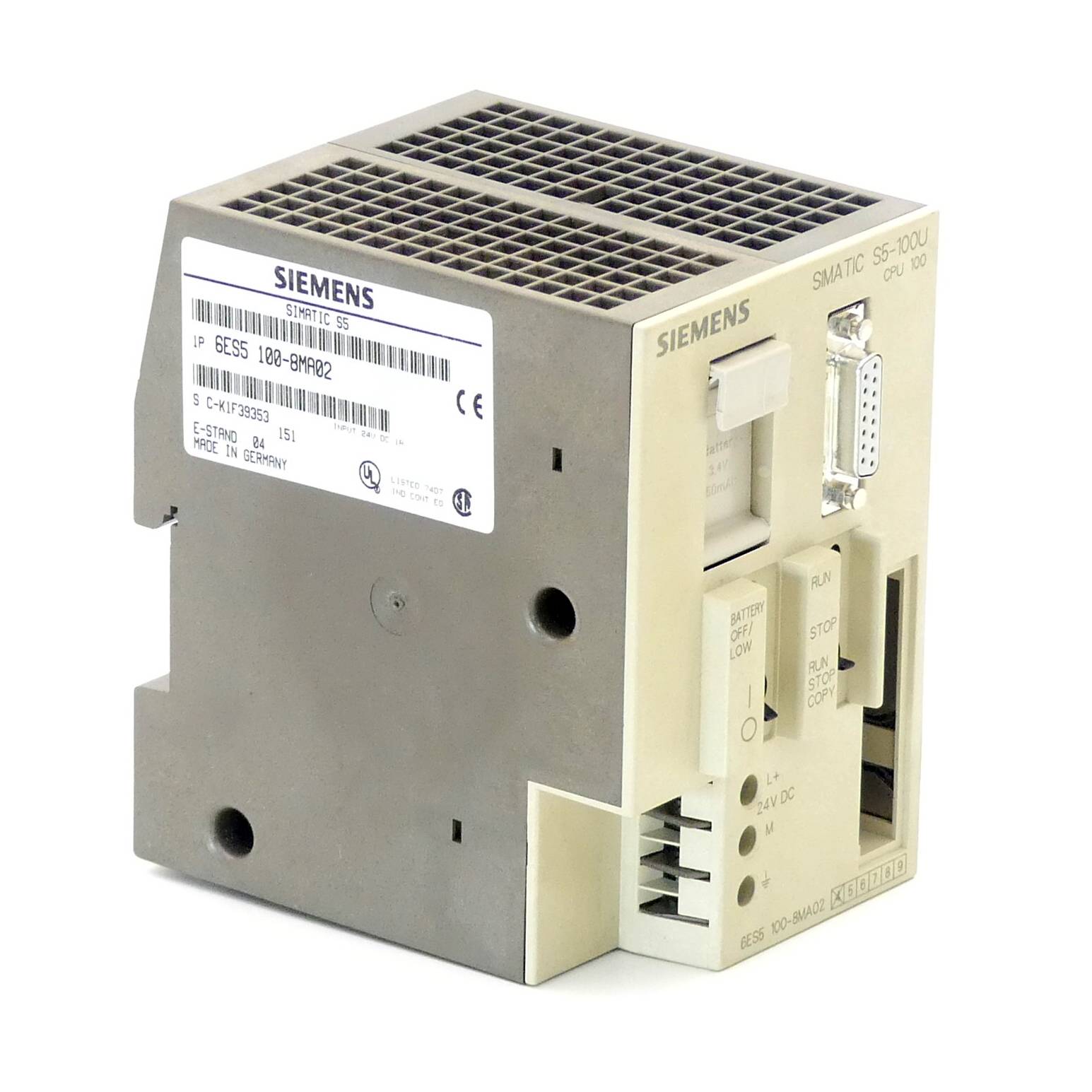 Siemens Automatisierungssystem (6ES5 100-8MA02)