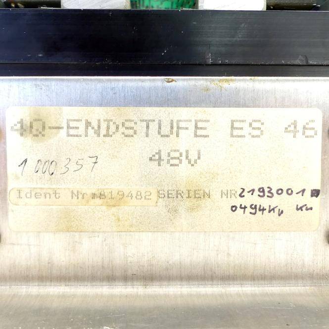Wagner 4Q-Endstufe ES 46 48V (819482)