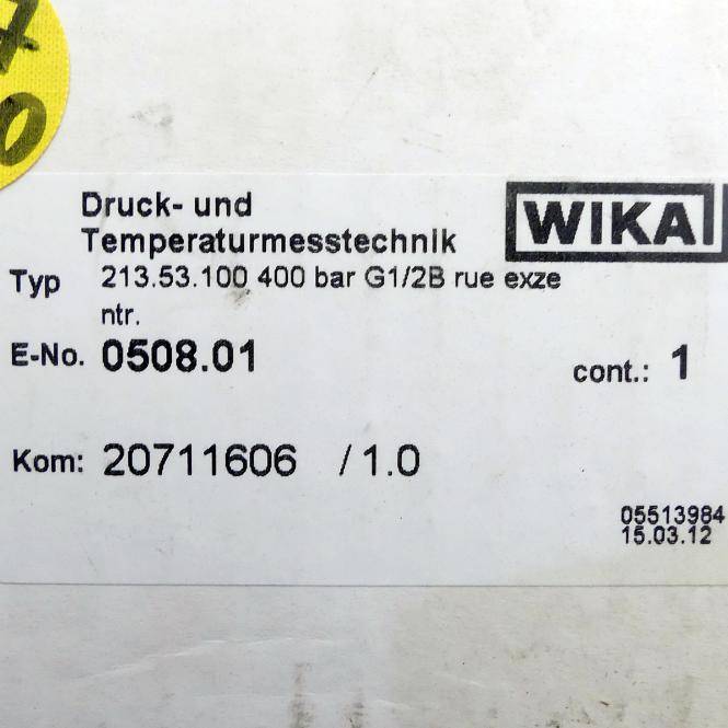 WIKA Manometer (20711606)