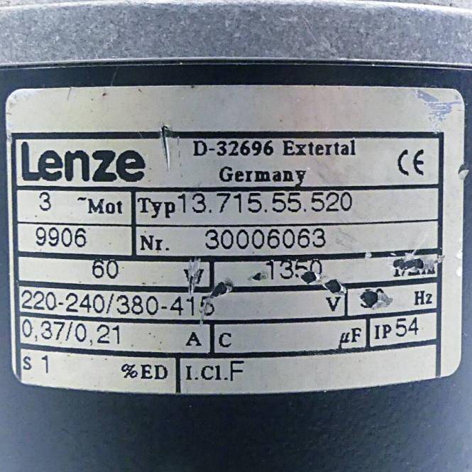 Lenze Getriebemotor 13.715.55.520 (13.135.08.3)