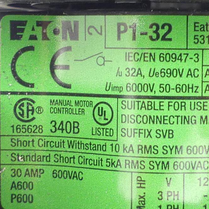EATON Hauptschalter (P1-32)
