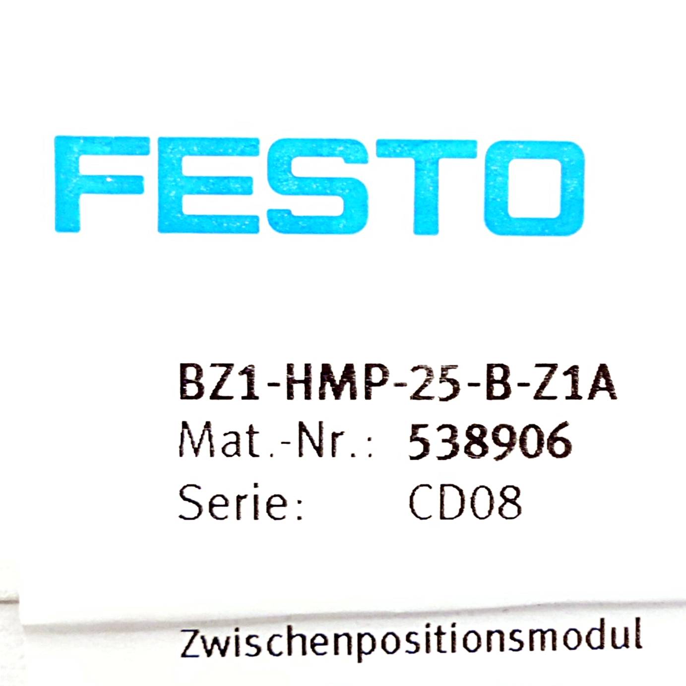 FESTO Zwischenpositionsmodul BZ1-HMP-25-B-Z1A (538906)