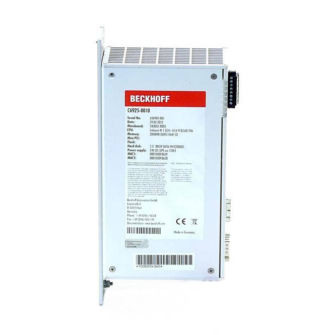 BECKHOFF Lüfterloser Schaltschrank-Industrie-PC (C6925-0010)