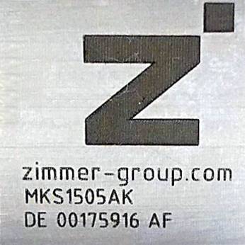 ZIMMER Klemmelement MKS1505AK (DE 00175916 AF)