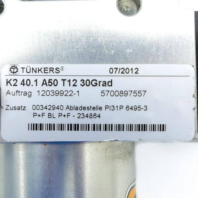 Tünkers Pneumatikspanner 30° 5700897557 (K2 40.1 A50 T12)