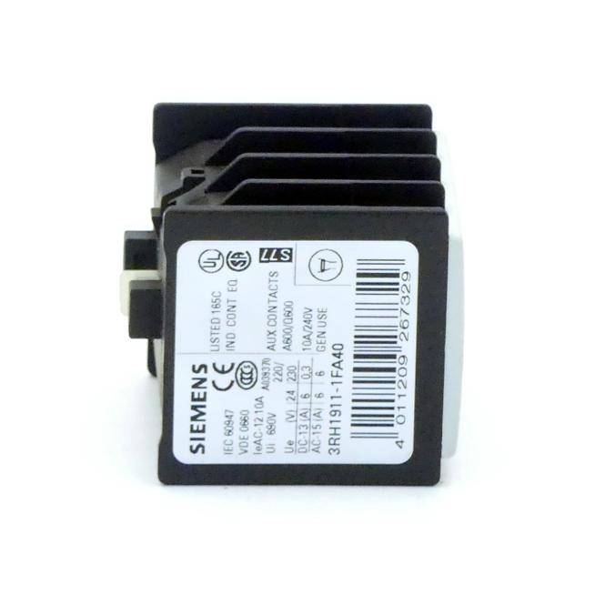 Siemens Hilfsschalterblock (3RH1911-1FA40)