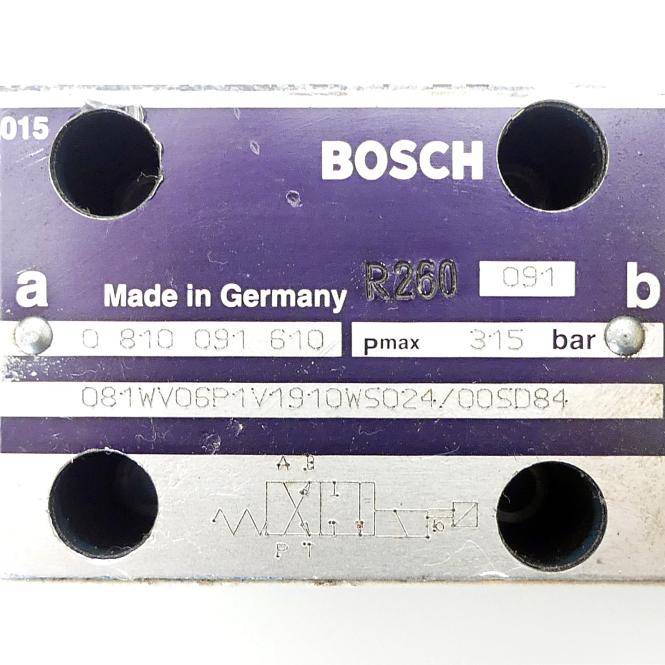 Bosch 4/2 Wegeventil 081WV06P1V1910WS024/00SD84 (0 810 091 610)