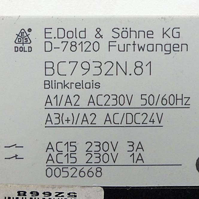 Dold Blinkrelais BC7932N (0052668)