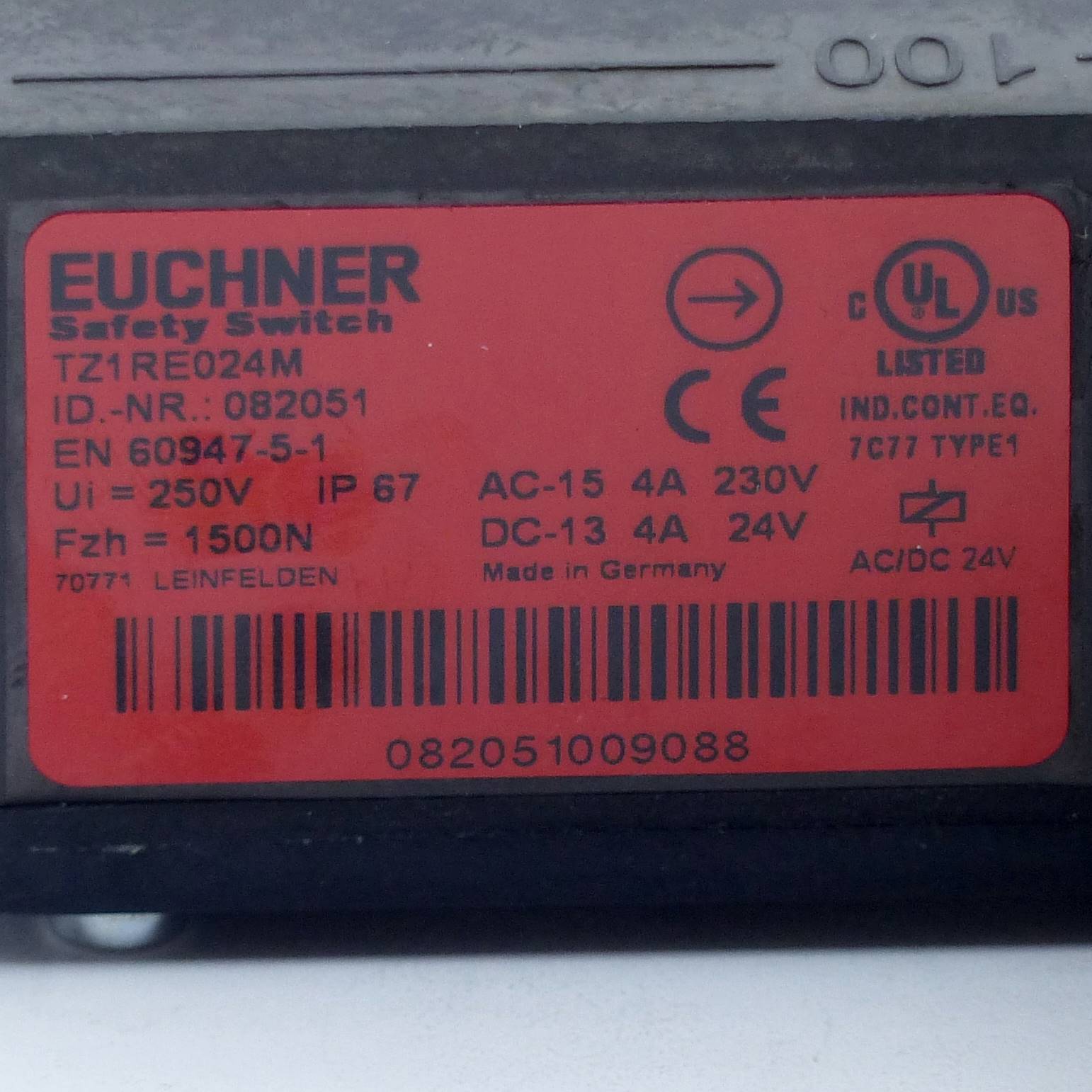 EUCHNER Schutzschalter (TZ1RE024M)