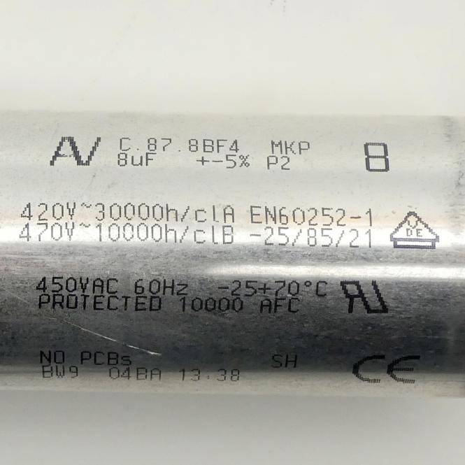 TRUMPF Kondensator 8µF 5% 470V Motor (0371793)