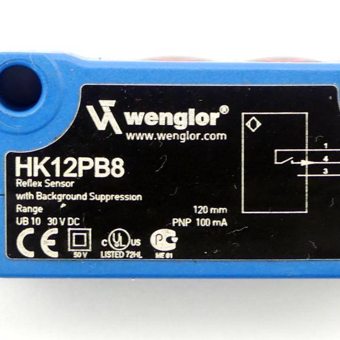 Wenglor Reflextaster mit Hintergrundausblendung (HK12PB8)