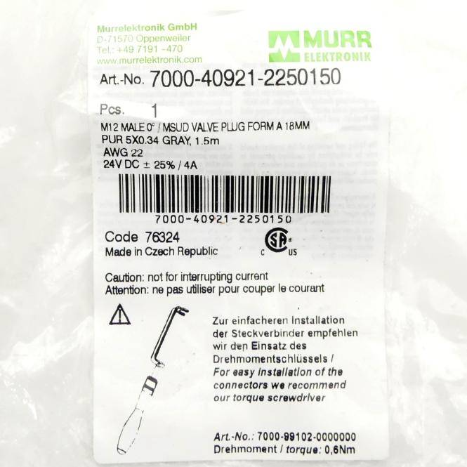 Murrelektronik Verbindungskabel (7000-40921-2250150)