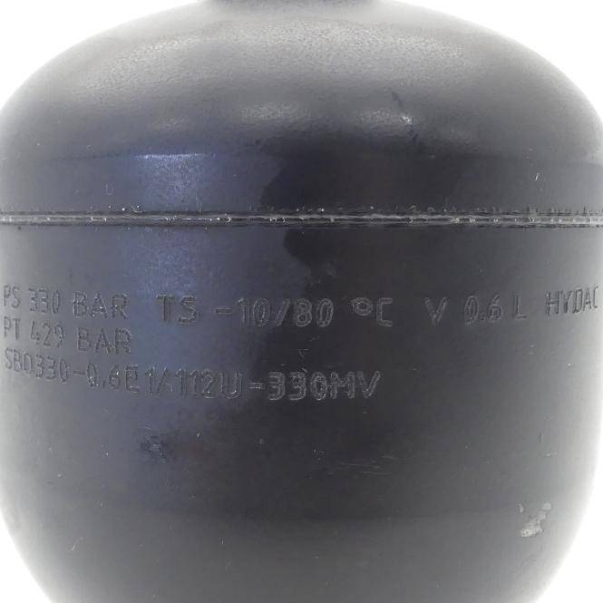 HYDAC Hochdruck-Membranspeicher (SBO330-0,6E1/112U-330MV)